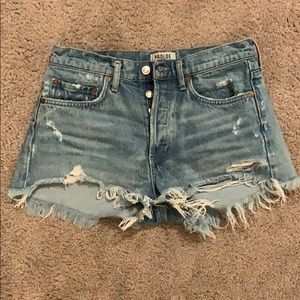 AGOLDE Parker vintage cut off short
